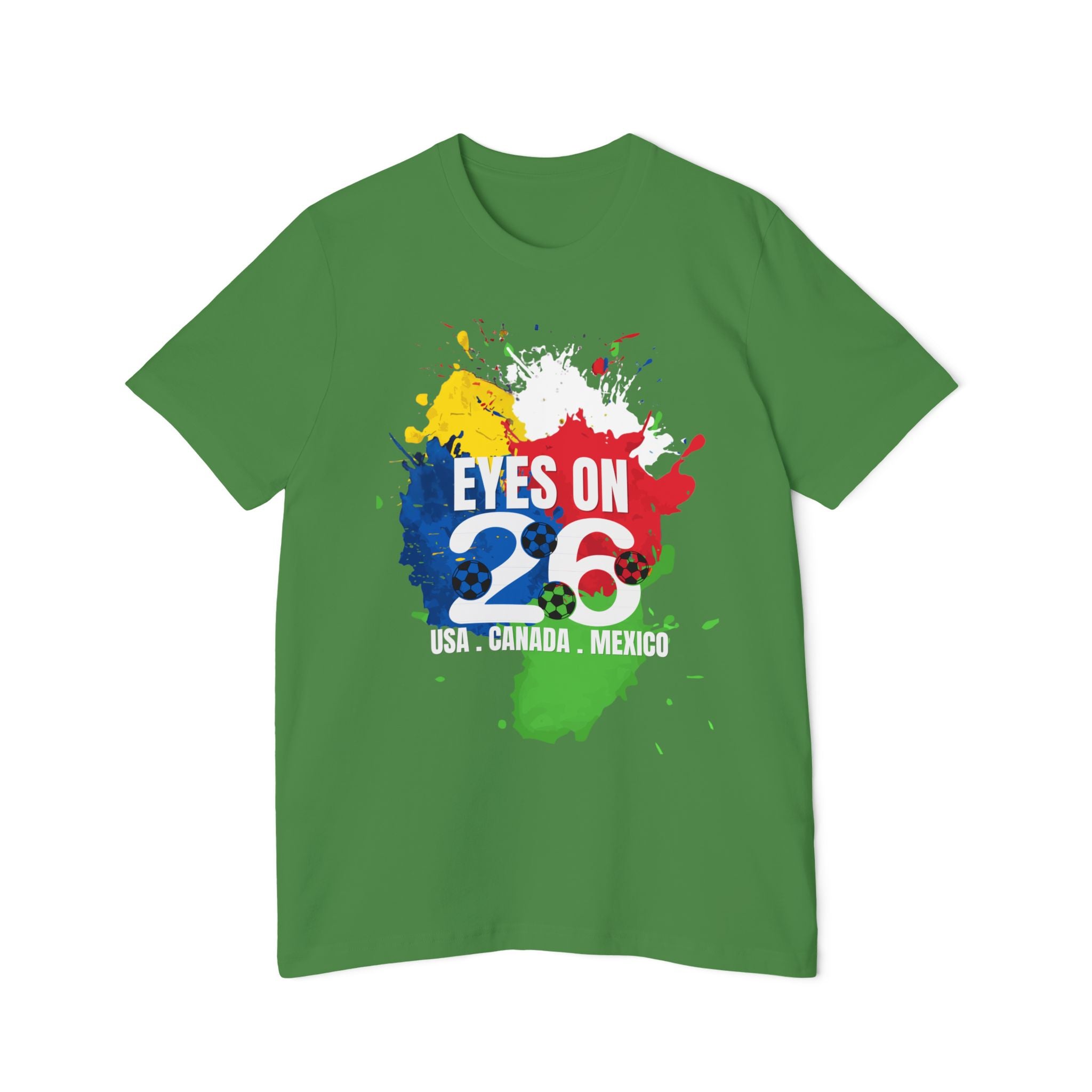Unisex USA Canada Mexico Soccer Fan T-Shirt - WC 2026 Graphic Tee