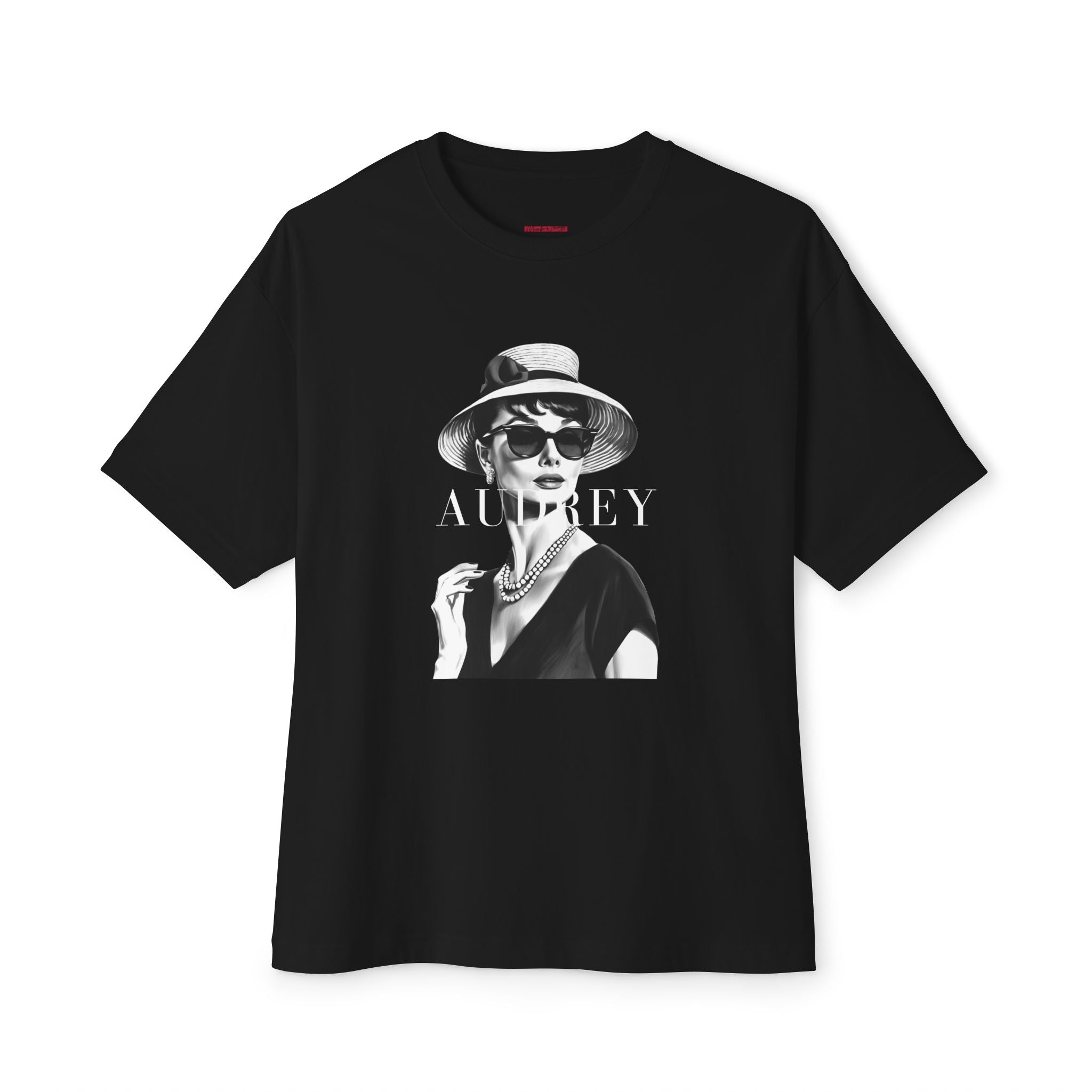 Oversized Tee - 'Audrey It Girl' Women's Graphic Top