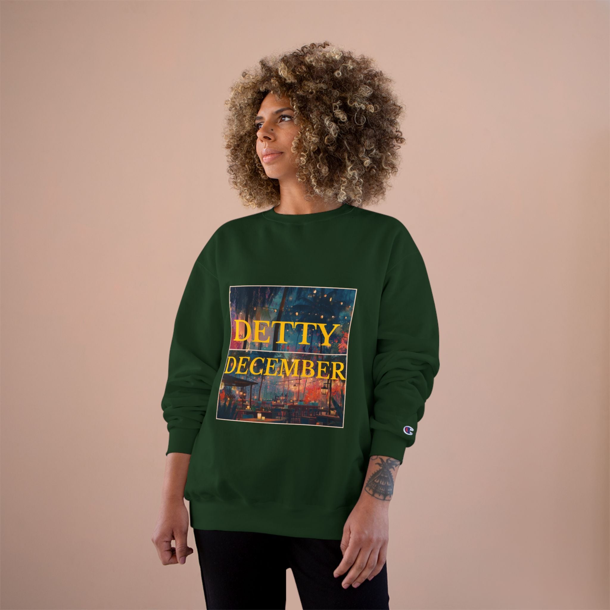 Limited Edition Champion "Detty December" Sweatshirt - Unisex