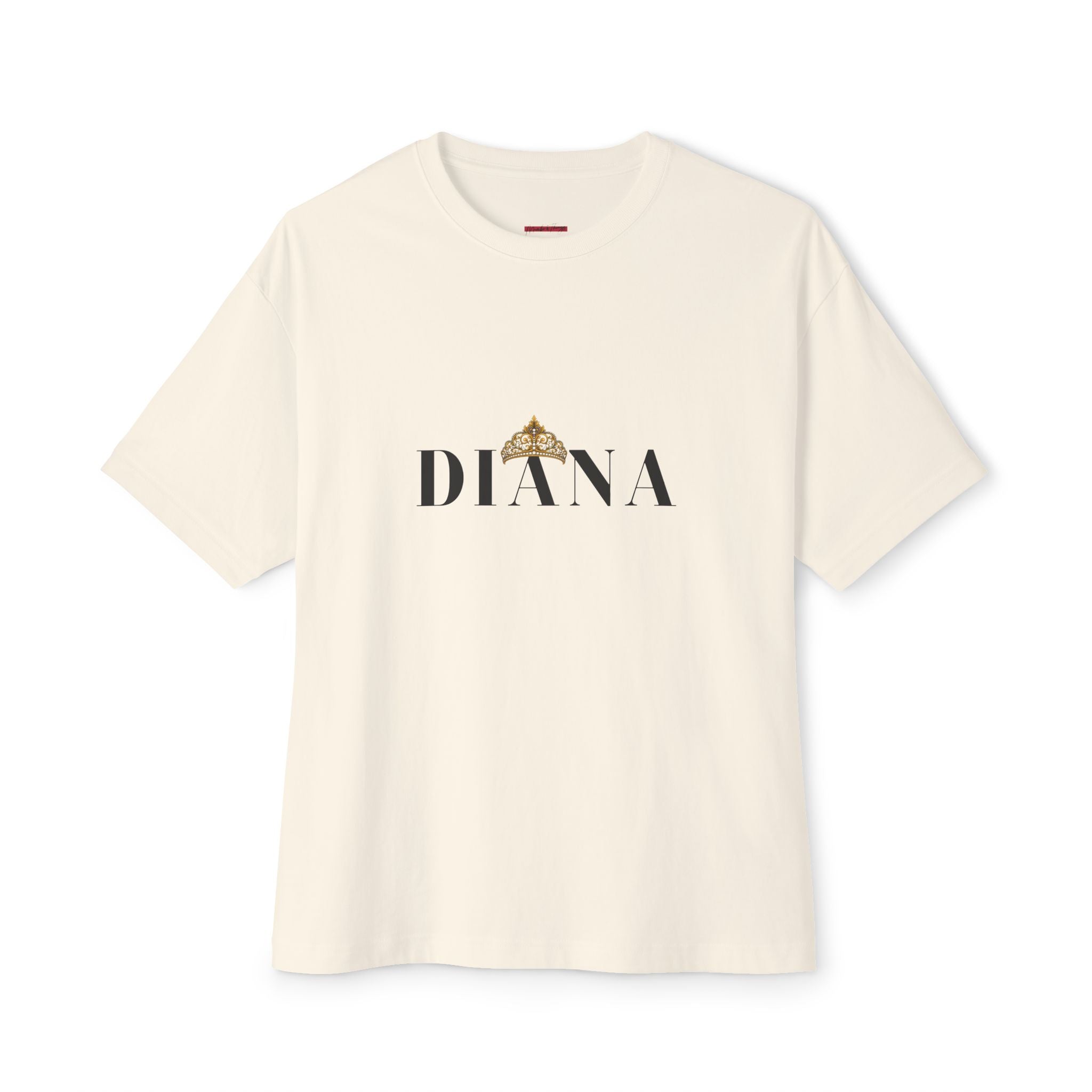 Oversized Tee  - 'Diana It Girl' Women's Graphic Top