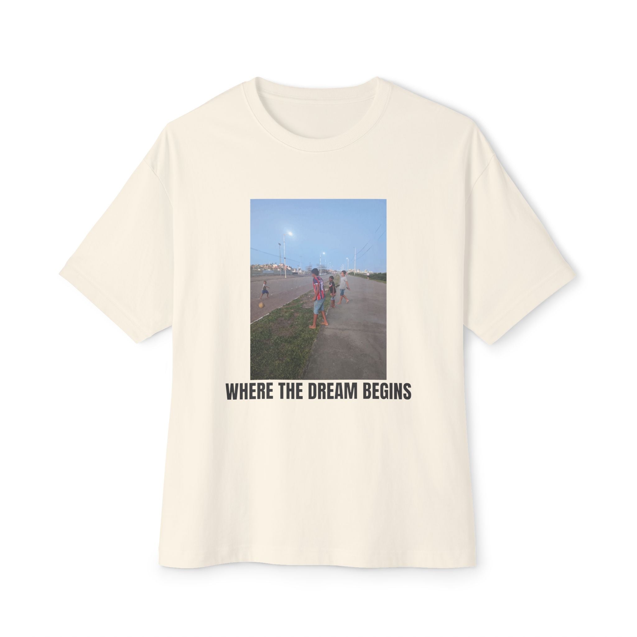 Unisex Oversized Graphic Tee - Soccer Dream Shirt
