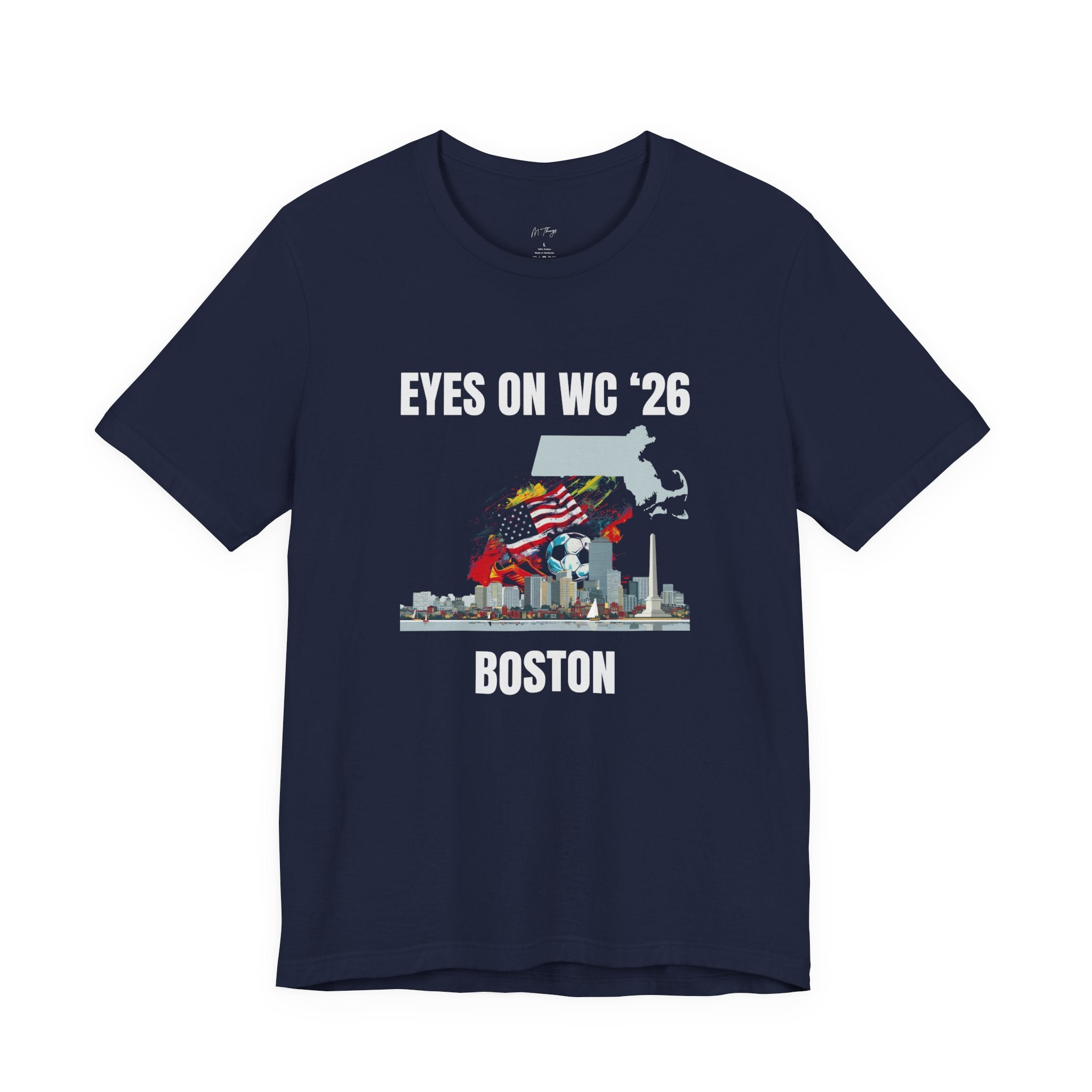 Unisex Host City Soccer Shirt - WC 2026 Boston Graphic Tee