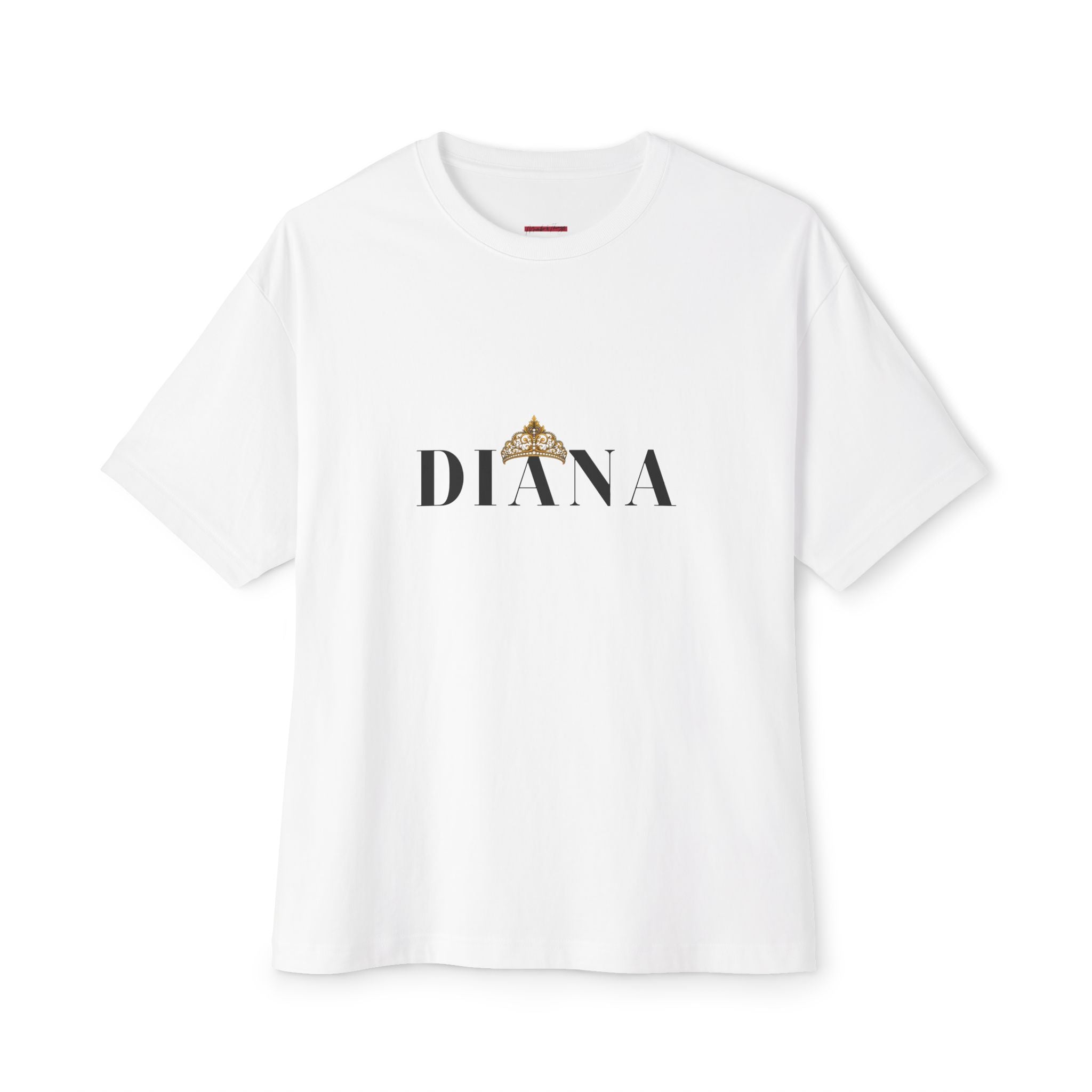 Oversized Tee  - 'Diana It Girl' Women's Graphic Top