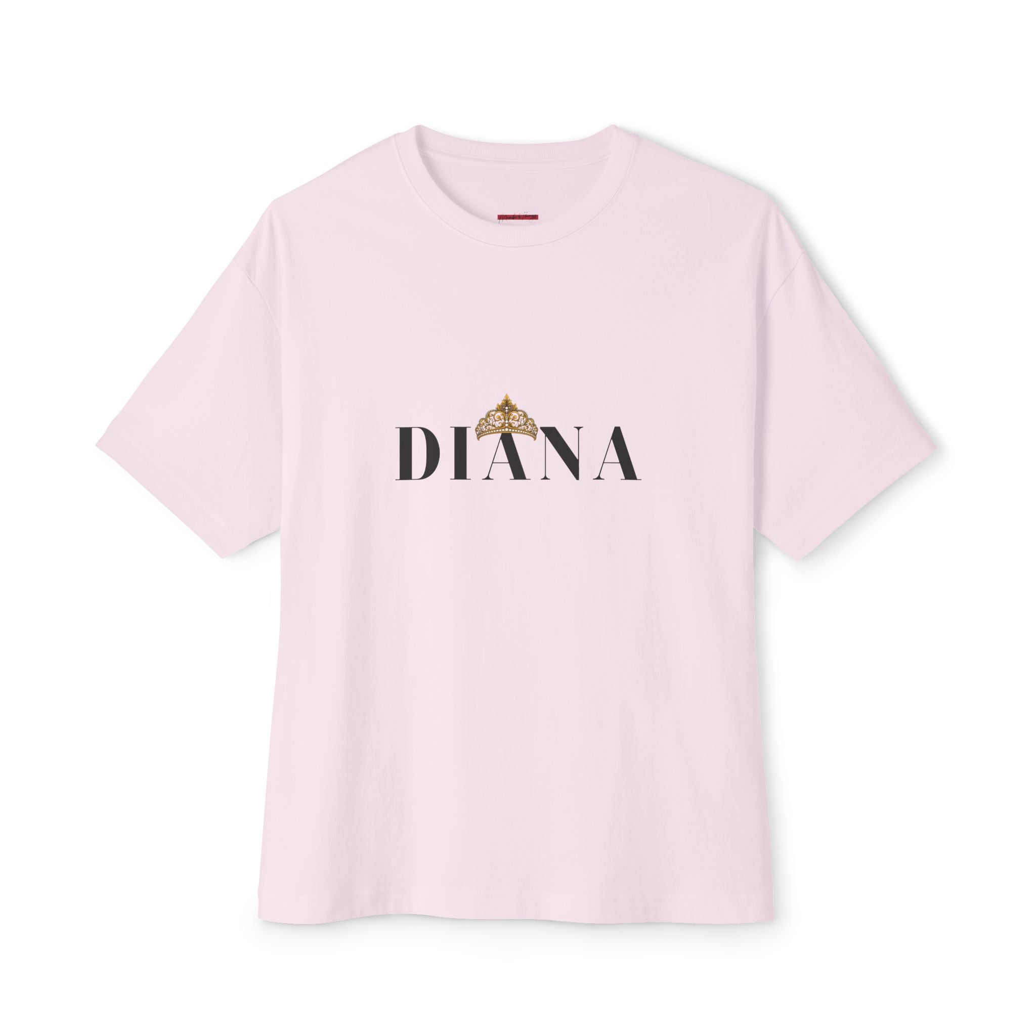 Oversized Tee  - 'Diana It Girl' Women's Graphic Top