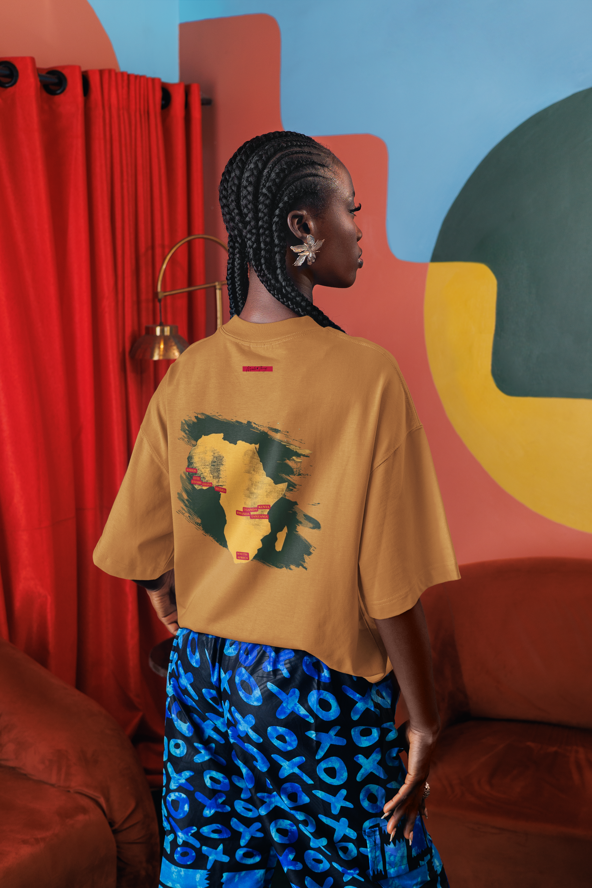 Limited Edition Graphic Tee - Detty December Festive Vibes Unisex Oversized Boxy Tee