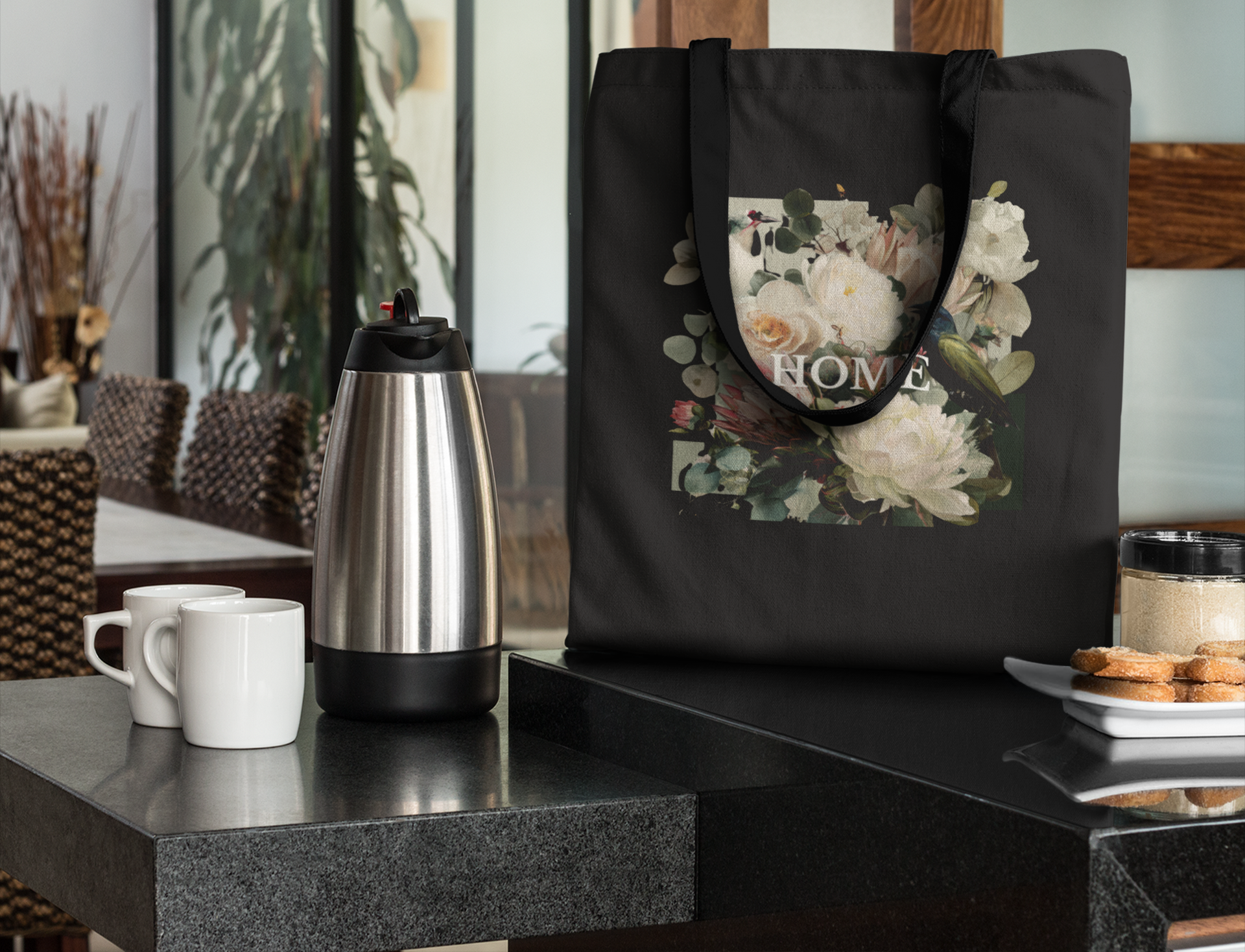 Canvas Tote Bag - Home Connection Holiday