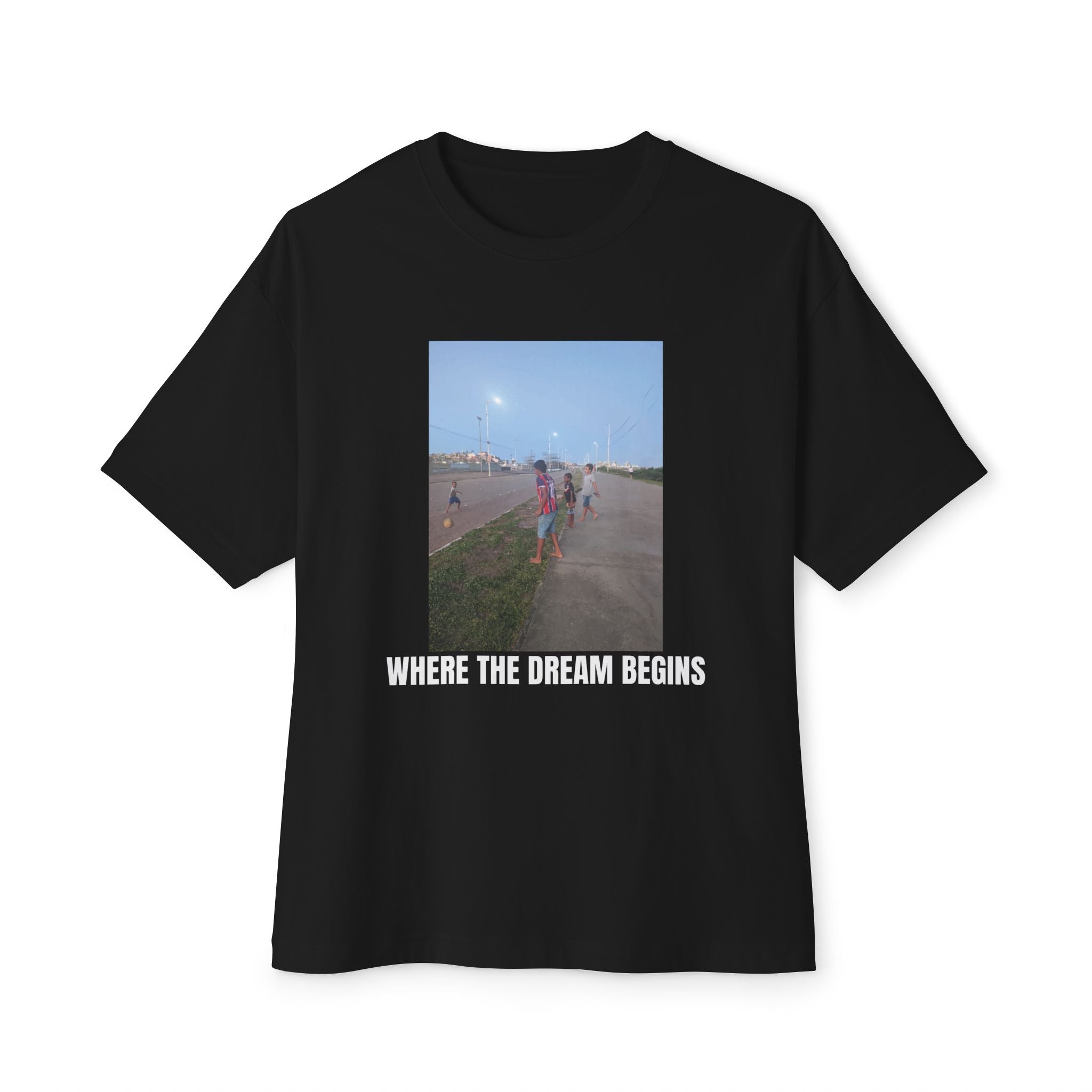 Unisex Oversized Graphic Tee - Soccer Dream Shirt