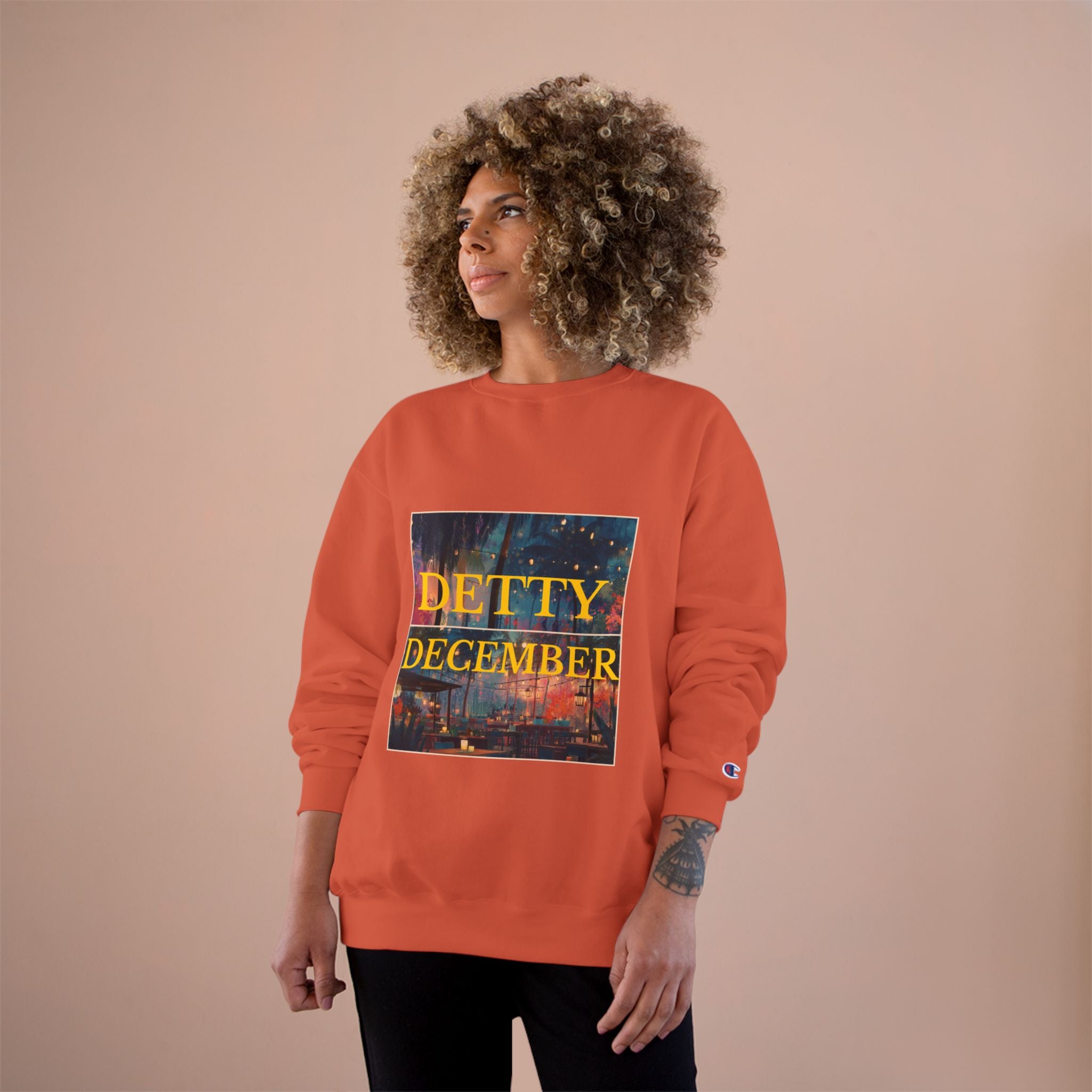 Limited Edition Champion "Detty December" Sweatshirt - Unisex