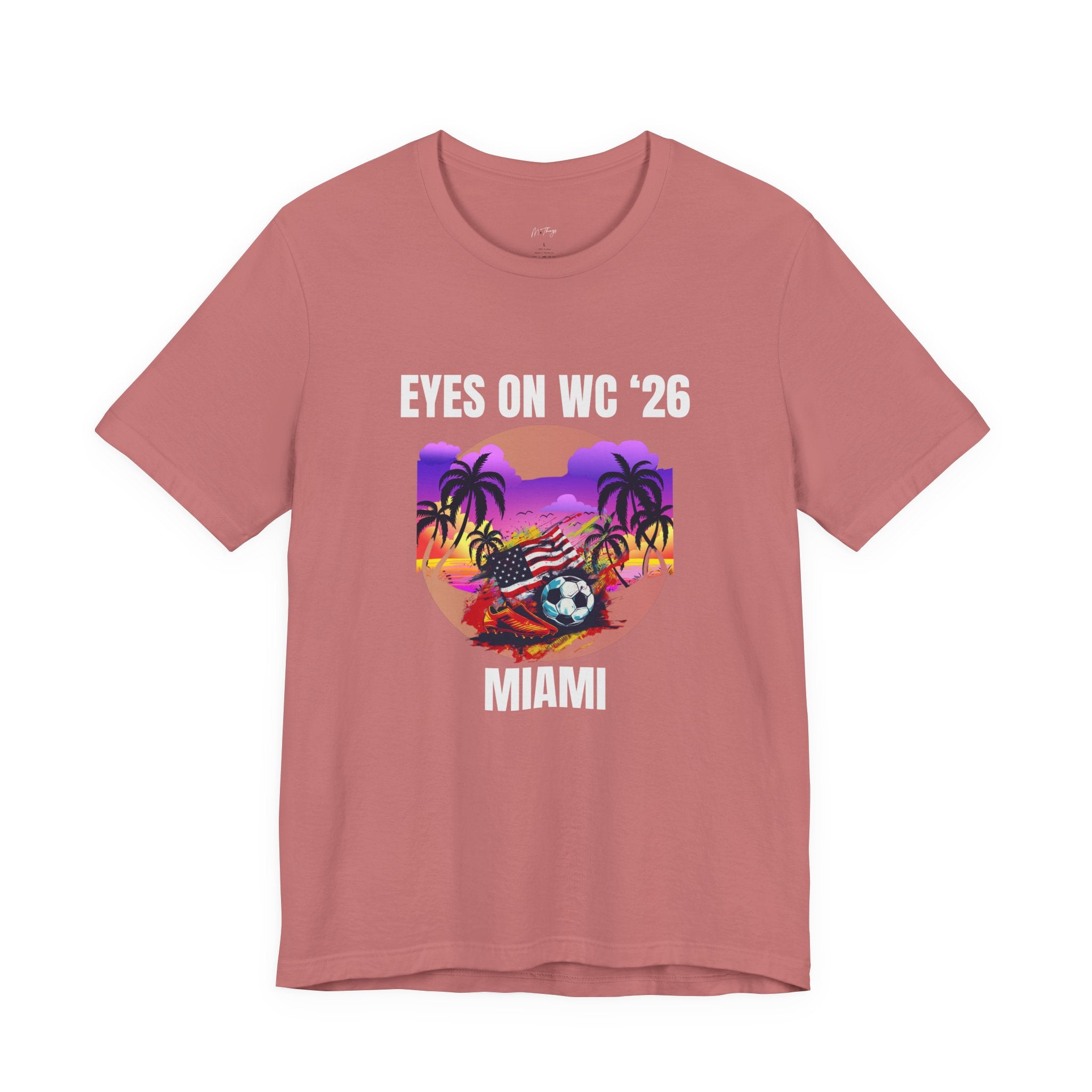Unisex Host City Soccer Shirt - WC 2026 Miami Graphic Tee