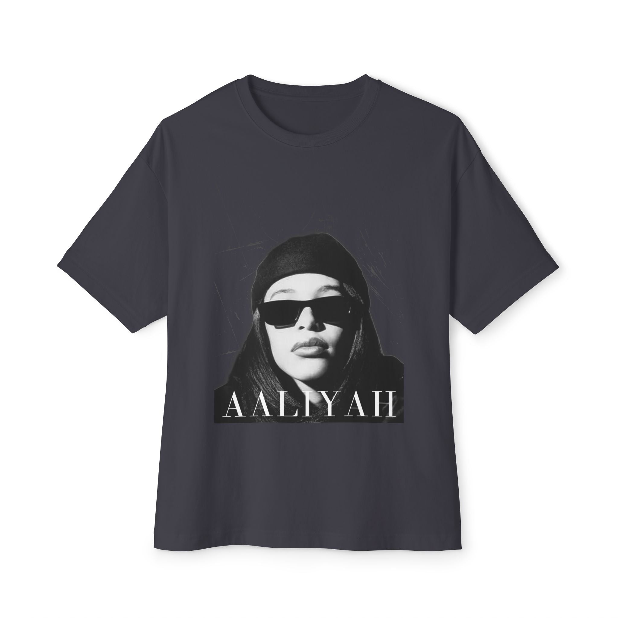 Oversized Tee — 'Aaliyah It Girl' Graphic Top