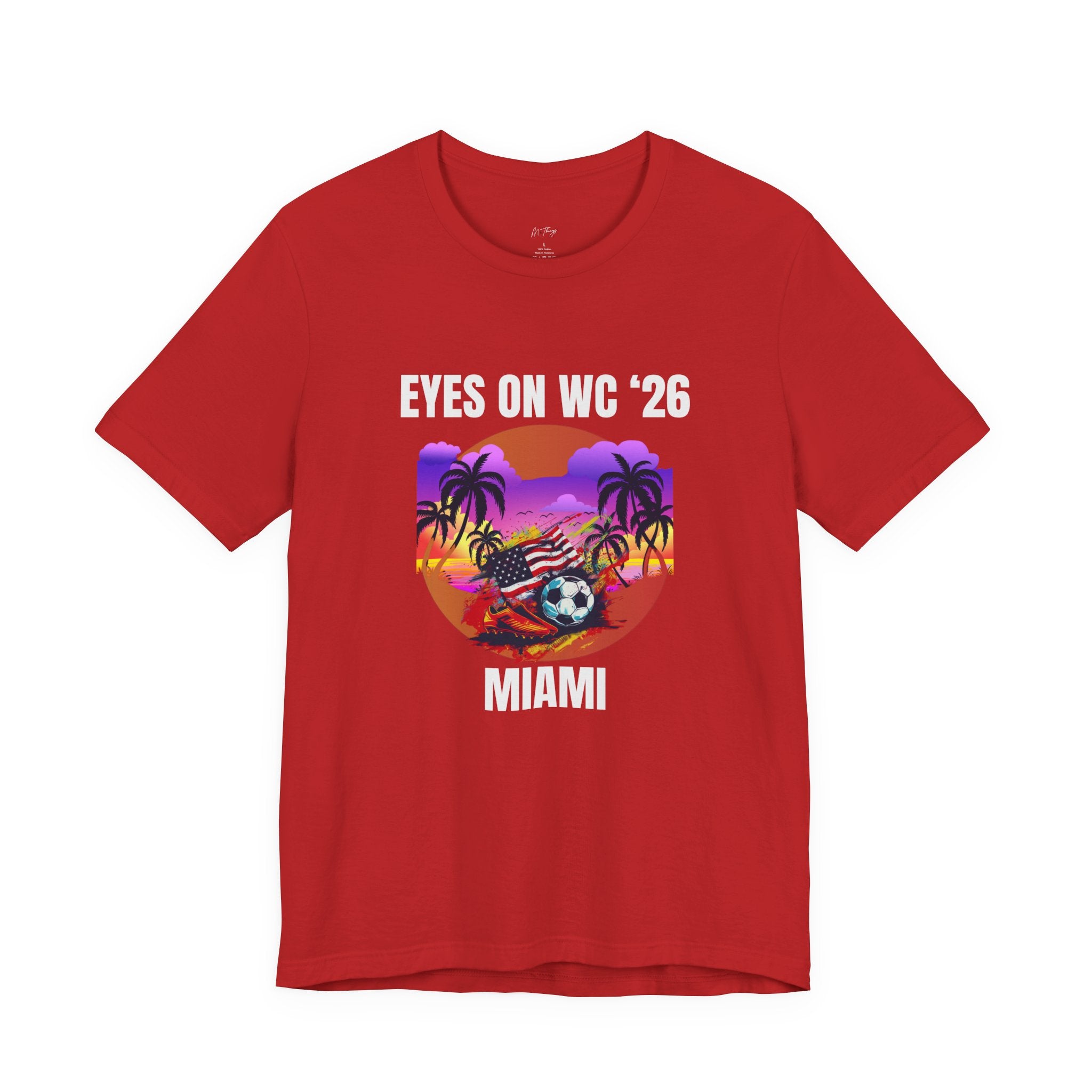 Unisex Host City Soccer Shirt - WC 2026 Miami Graphic Tee