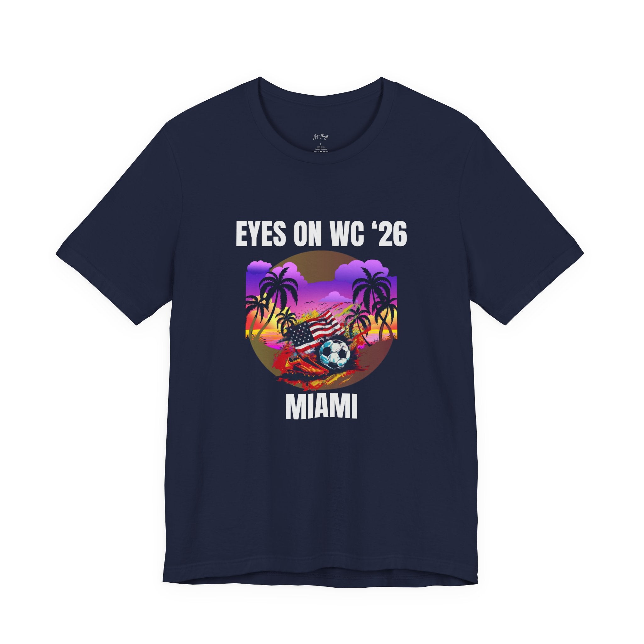 Unisex Host City Soccer Shirt - WC 2026 Miami Graphic Tee