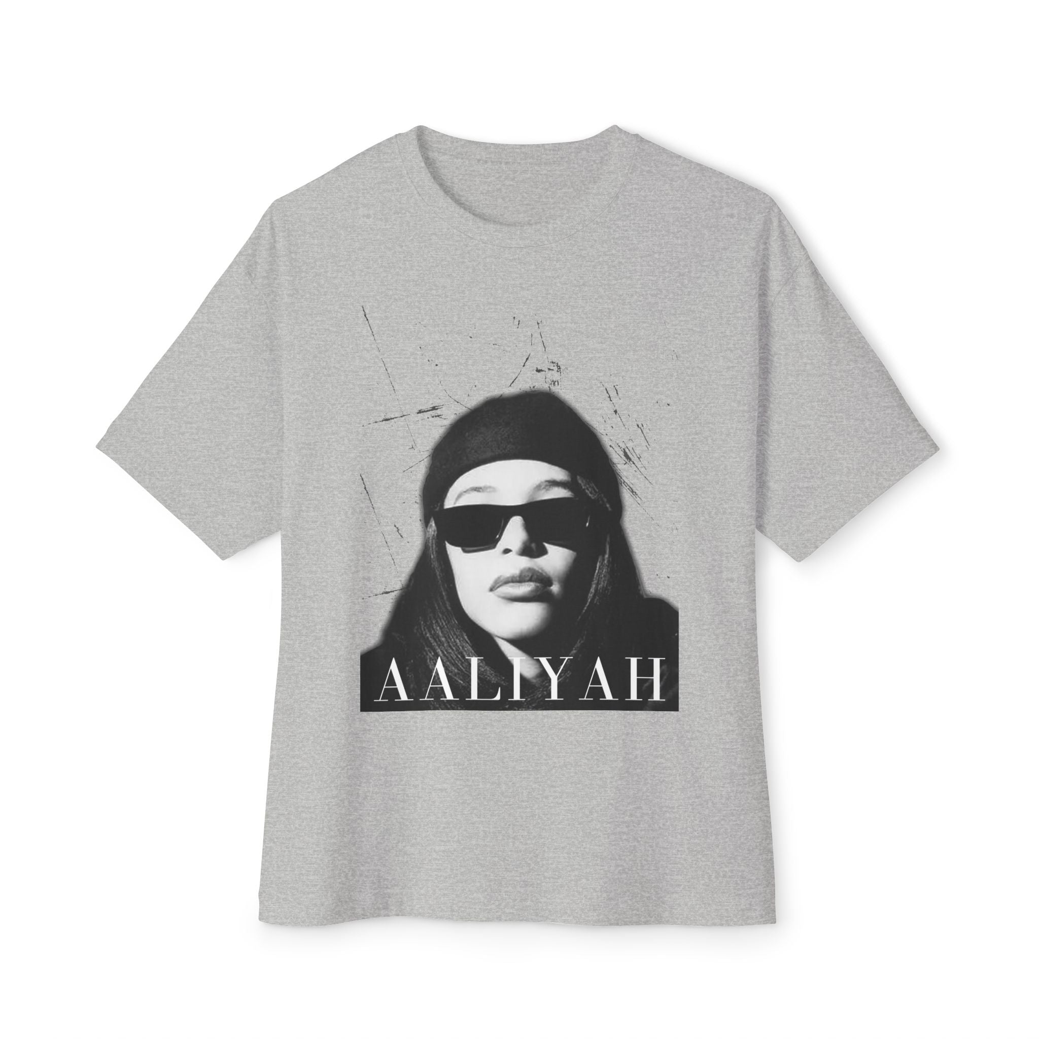 Oversized Tee — 'Aaliyah It Girl' Graphic Top