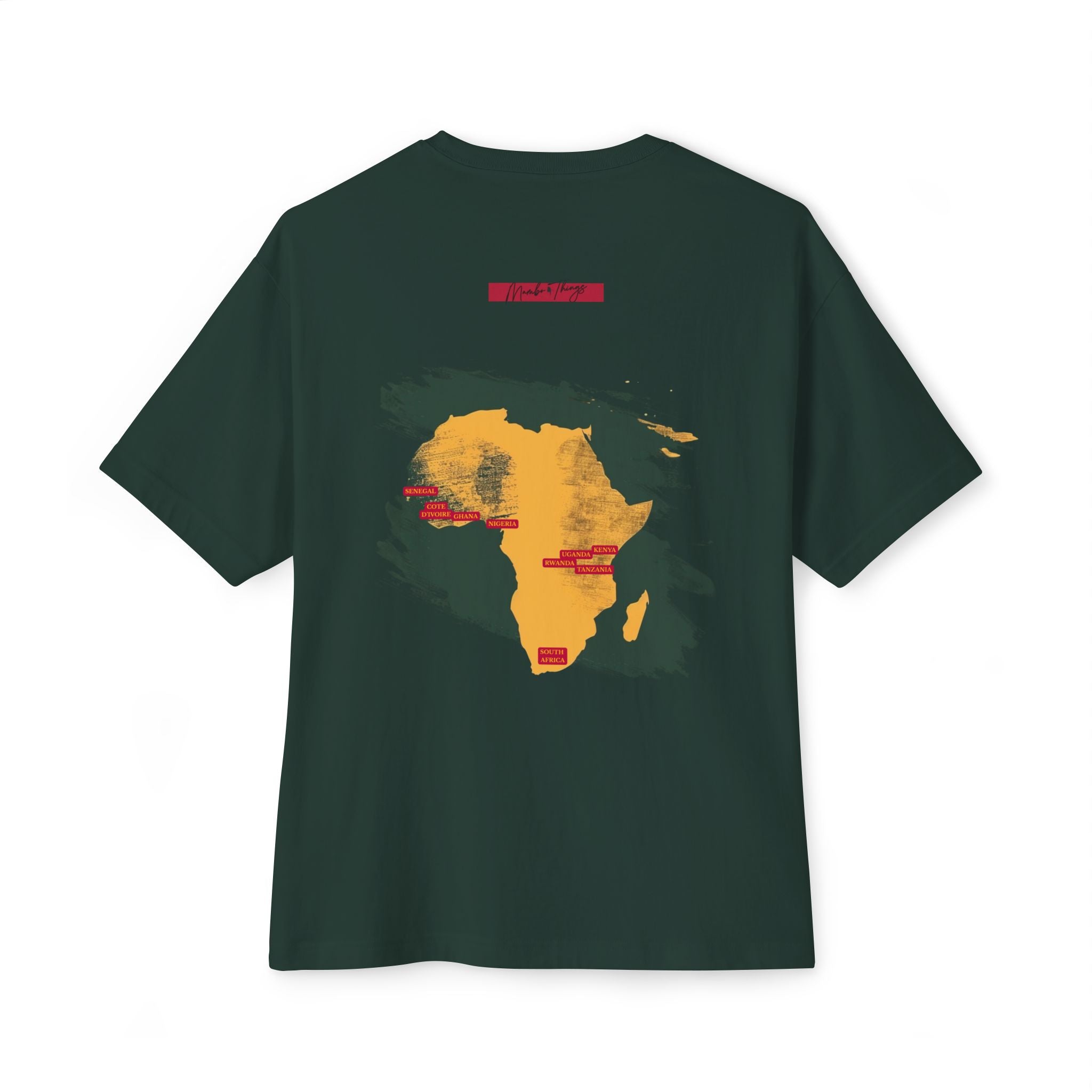 Limited Edition Graphic Tee - Detty December Festive Vibes Unisex Oversized Boxy Tee