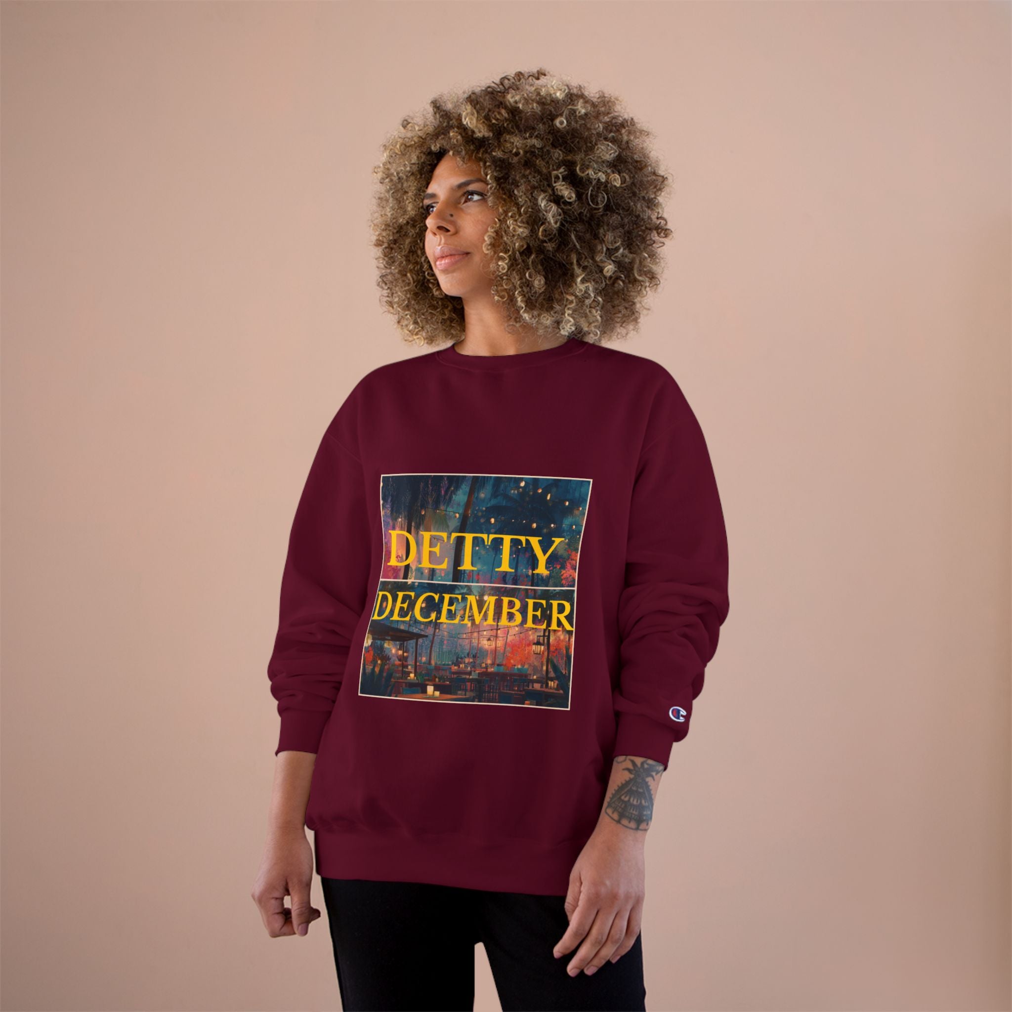Limited Edition Champion "Detty December" Sweatshirt - Unisex