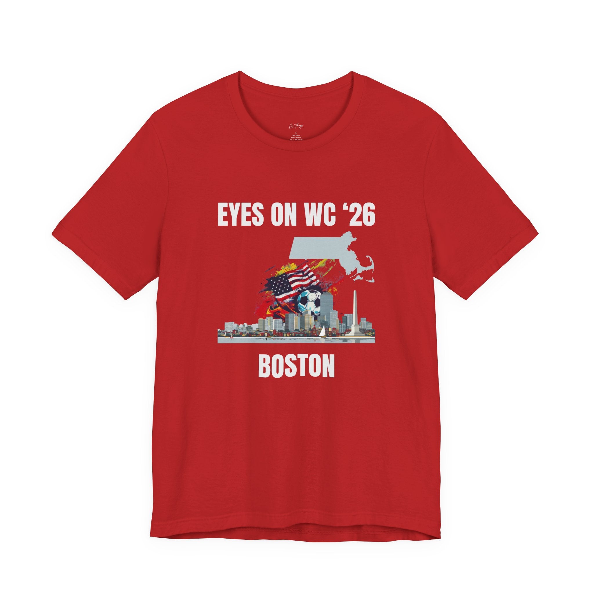 Unisex Host City Soccer Shirt - WC 2026 Boston Graphic Tee