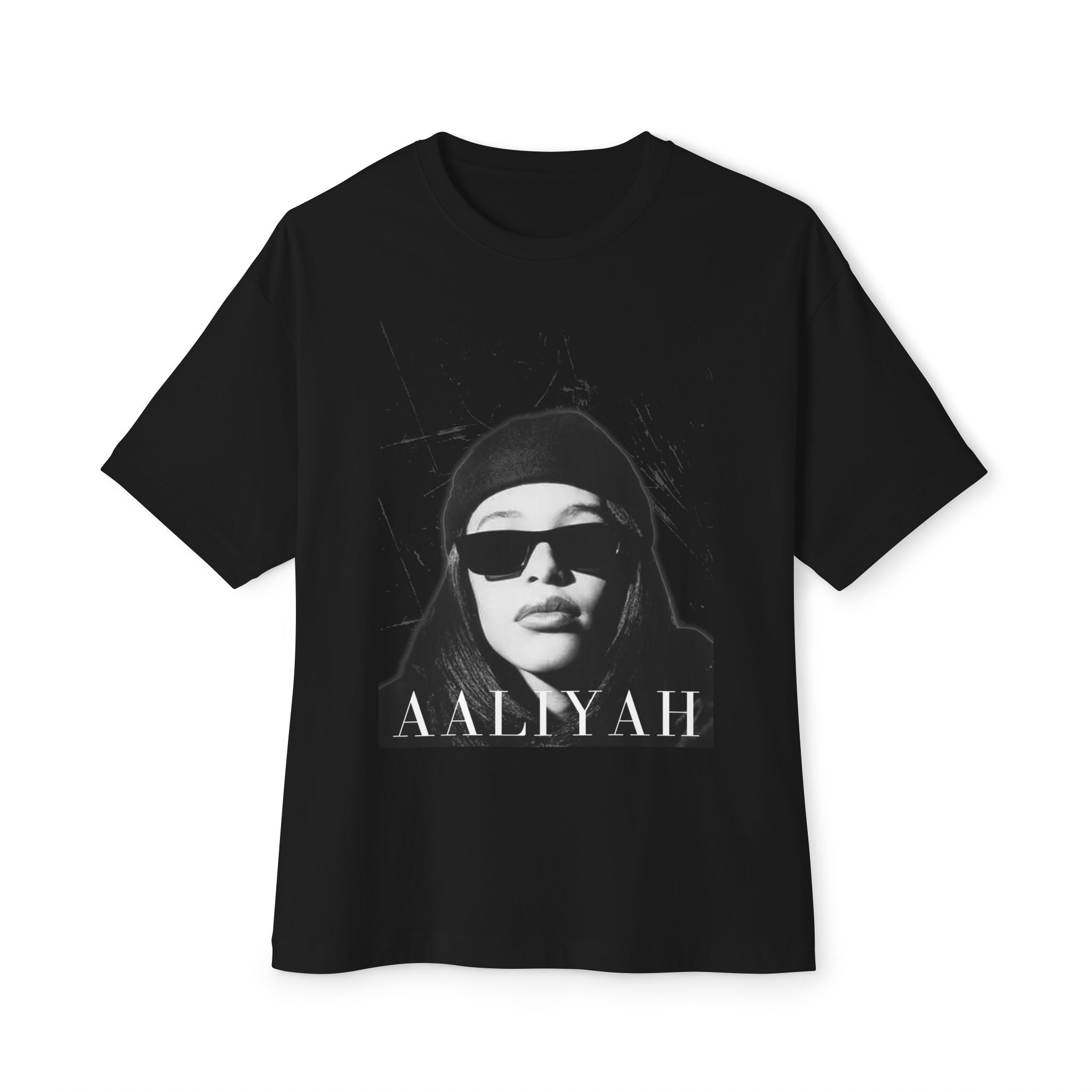 Oversized Tee — 'Aaliyah It Girl' Graphic Top