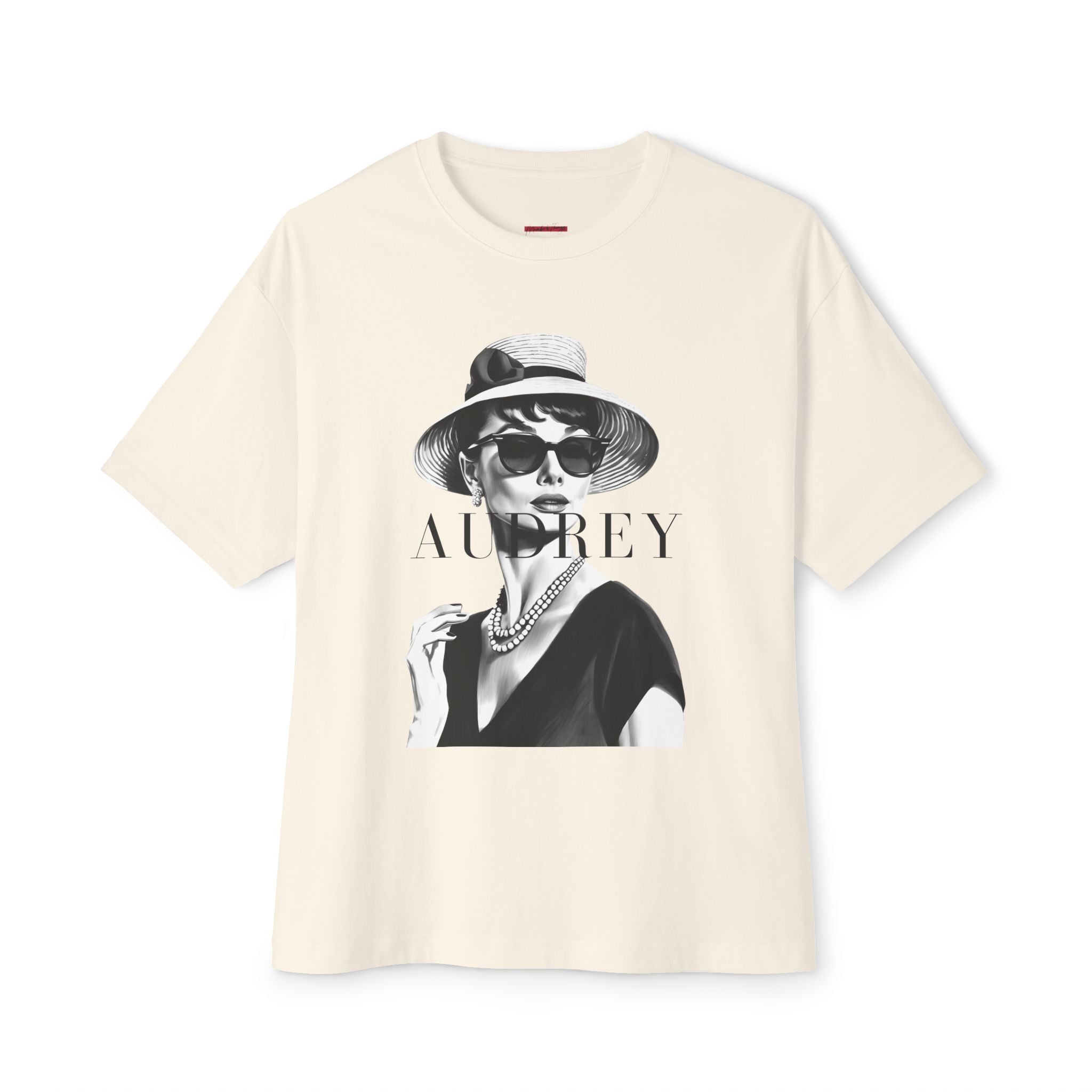 Oversized Tee - 'Audrey It Girl' Women's Graphic Top
